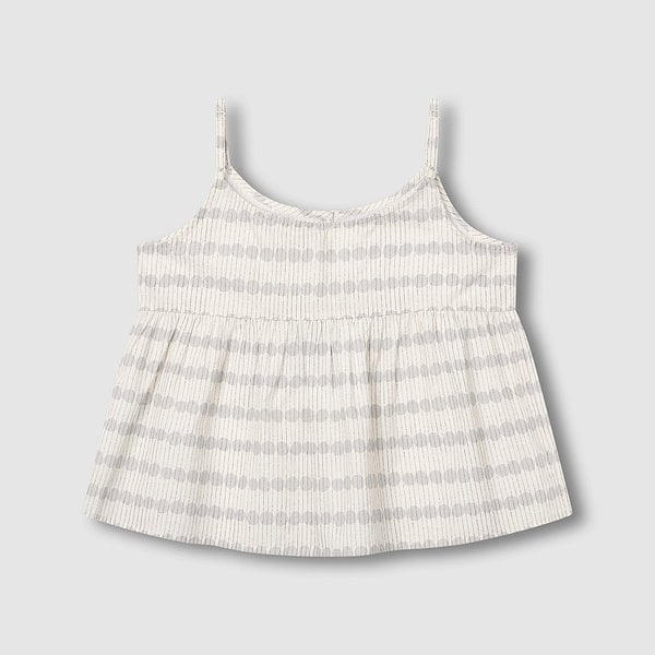 여 코튼 민소매 라운지 셔츠 J206201084006