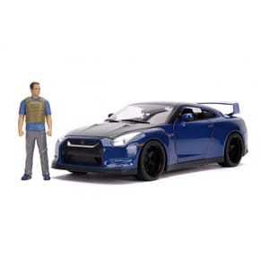 JADATOYS 1:18 와일드 스피드 다이 캐스트 카 Brian`s Nissan GT-R (R35) wLIGHT & BRIAN