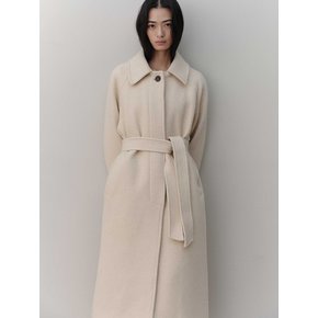 raglan sleeves long coat_yellow beige