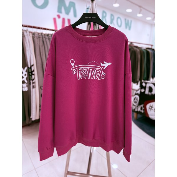 [여주점] 기모캐리어, 맨투맨,핑크 JFZZ22B22