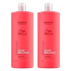 Wella Professionals Invigo Color Brilliance 웰라 프로페셔널 인비고 컬러 브릴리언스 샴푸 1L 2개