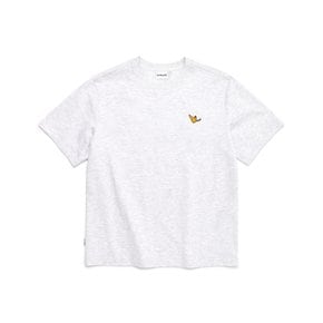 엔젤 와펜 반팔 티셔츠 - WHITE Z265UST020