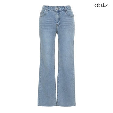 ab.f.z 원버튼 스판 부츠컷 데님 팬츠 (AFX5HE32A)