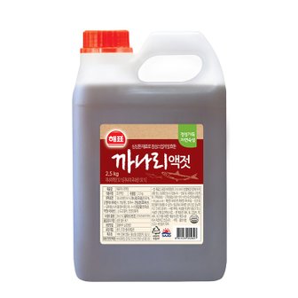 해표 [푸른들마켓][해표] 까나리액젓2.5kg