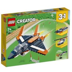 레고 크리에이터 3in1 초음속 제트기+헬리콥터+고출력 보트 초등생 어린이 선물