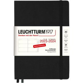 독일 불렛저널 로이텀 2024 다이어리 LEUCHTTURM1917 367603 Weekly Planner Medium A5 18 Month