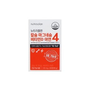 뉴트라플랜 칼슘 마그네슘 비타민D 아연(1,100mg*60정)