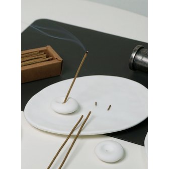 BRISKSTYLE 감성 조약돌 세라믹 인센스 스틱 홀더 향 받침대