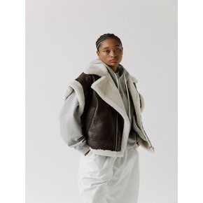 OOT Shearling Drop Shoulder Vest