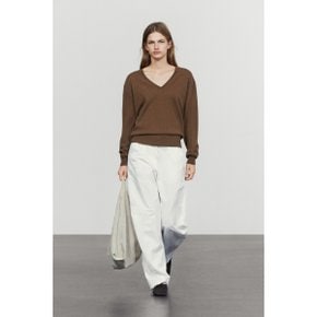울 블렌드 V넥 니트 05612593745