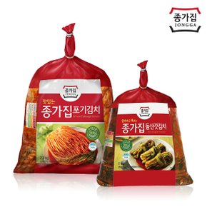 포기김치 2.3kg + 돌산갓김치 1kg