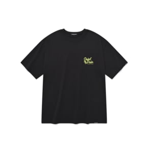 SP SAINT PALM TREE T SHIRTS-BLACK