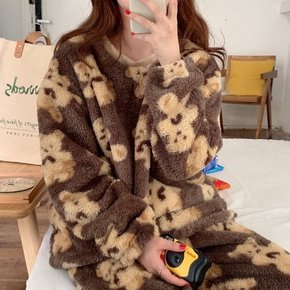 베어 수면 파자마 세트