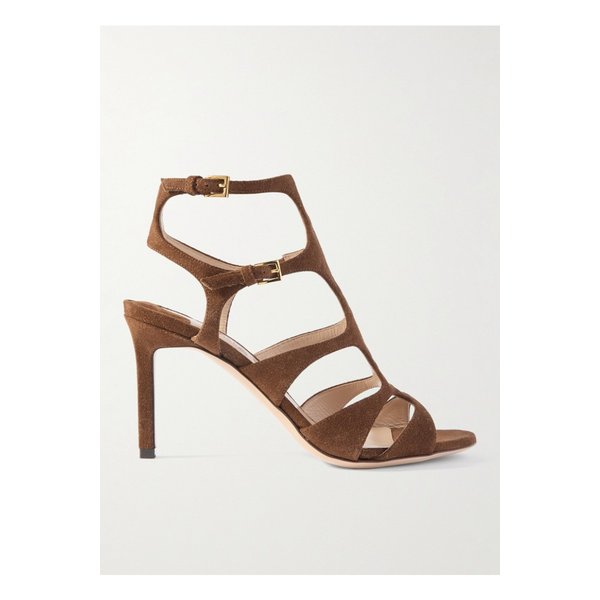 파라다이스 컷아웃 스웨이드 샌들 탠 브라운 1647597349364189