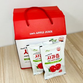 Fresh HACCP 인증 경북 의성 사과 100% 사과즙 100ml x25팩