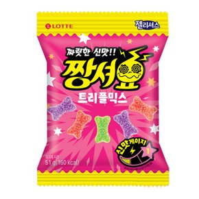 롯데 젤리셔스 핵짱셔요 후르츠 51g