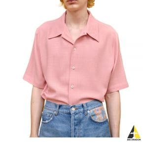 SUNEHAM SHIRT - PINK CREPE (썬햄 셔츠)