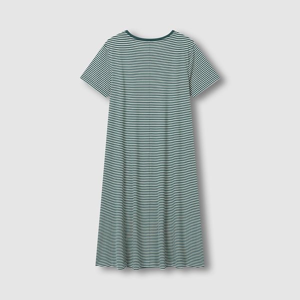 여 소프트 반팔 파자마 원피스 J206203067046