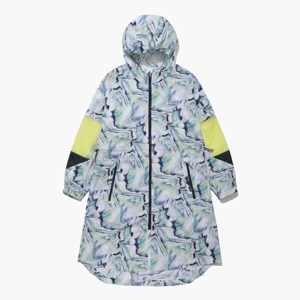 [여주점] 여성 배색 포인트 긴기장 점퍼 GQ122LBL36  LIME