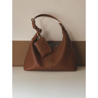 드메리엘 Veneta Hobo Bag Medium Tan Brown