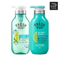 프레시팝 모히또 샴푸+컨디셔너 500ml 2입