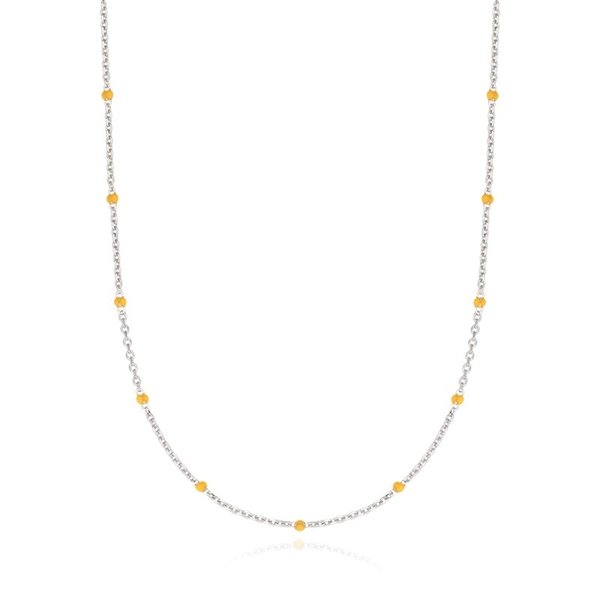 에폭 실버 제이드 옐로우 목걸이 TNSSVW4127-Y