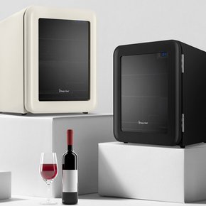 매직쉐프 와인셀러 레트로 와인냉장고 48리터 15병 MEW-HR15 블랙 화이트