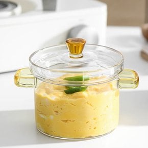 소량 조리 미니 유리 냄비 계란찜 이유식 찌개 전자레인지
