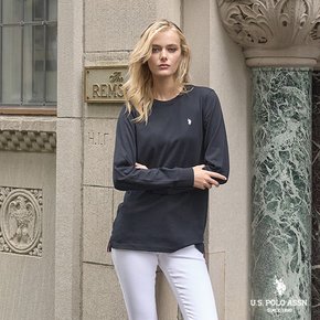 [US POLO ASSN.]에센셜 코튼 100 라운드넥 티셔츠 여성 3종