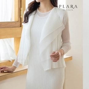 (88까지)플리츠메쉬레이어가디건