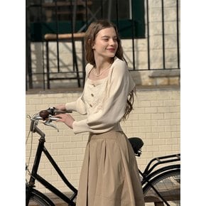 [24SS]Matilda Ivory knit Bolero set