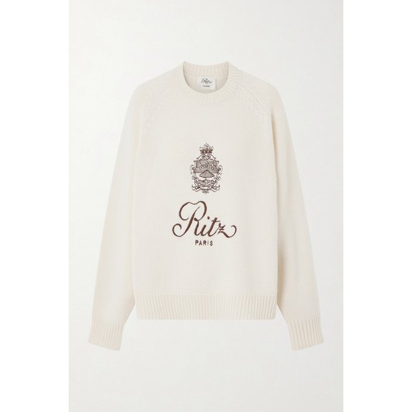 리츠 파리 오버사이즈 자수 캐시미어 스웨터 46376663162987745