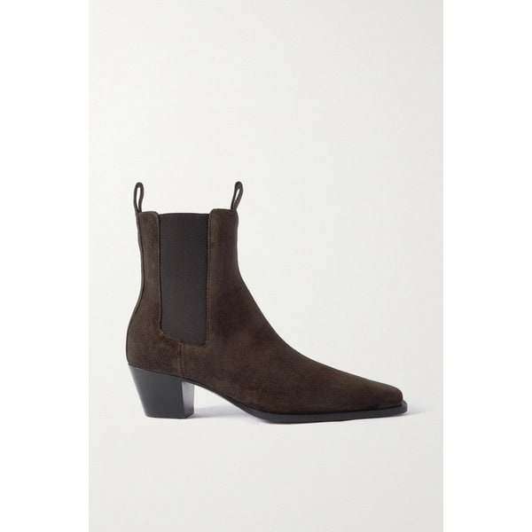 넷어포터 단독 다크 브라운 스웨이드 앵클 부츠 1647597331279898