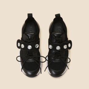 Jewelry knit sneakers(black) DG4DA24512BLK