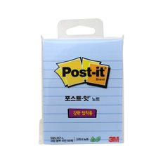 Post-it 포스트잇 라인노트 블루 (76x102mm,90매)