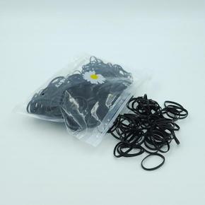 검정 일회용 머리끈 헤어 고무줄 (S12507700)
