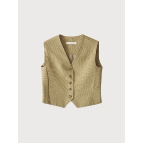 corn vest_yellow beige