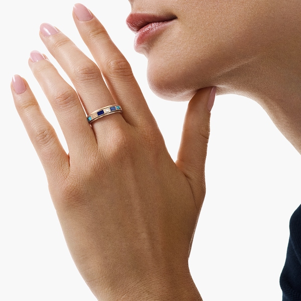 포제션 바이브런트 팰리스 링 로즈 골드 - 다이아몬드