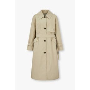 [부산점] 보브)) 레터링 자수 싱글 트렌치 코트 (7125116500)