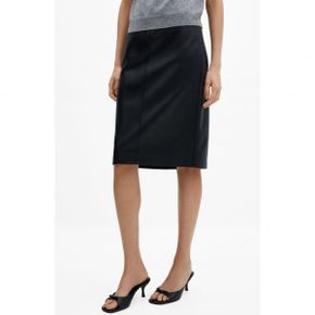 5095492 MANGO Faux Leather Pencil Skirt