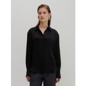 큐프라 미니멀 셔츠 블라우스 블랙 LF26005BL03BK