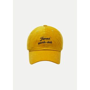 JSC corduroy ball cap (Yellow)