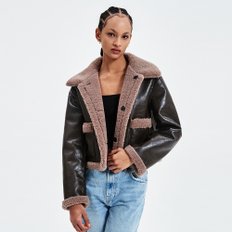 HEIDI REVERSIBLE MUSTANG JACKET BROWN