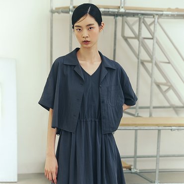LAP (SET-상의)RN 크랍셔츠 AR2EB570