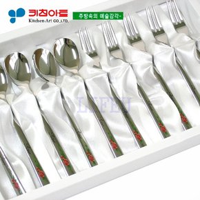 키친아트 장미(ROSE)세라믹전사(광) 티스푼10PCS(GIFT)