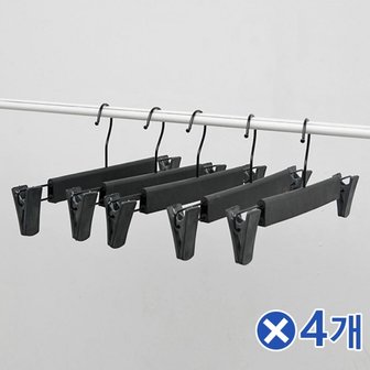 제이큐 베이직 바지걸이 집게바지걸이 집게걸이 블랙 5px4개