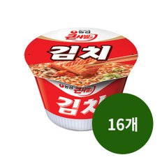 농심 김치 큰사발 112g 16입