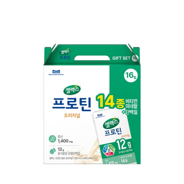 마시는 프로틴 음료 오리지널 190ml x 16개입(손잡이형)