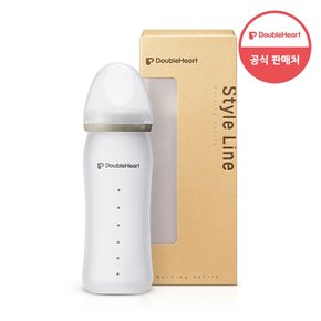 실리콘 코팅 노꼭지 유리젖병 240ml+베베숲물티슈+베이비로션20mlx2개 증정