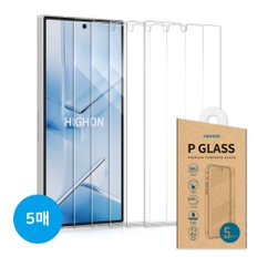  갤럭시Z폴드7 하이온 P글라스 5매 전면강화유리필름 액정보호 제트폴드 6 6SE 5 4 3